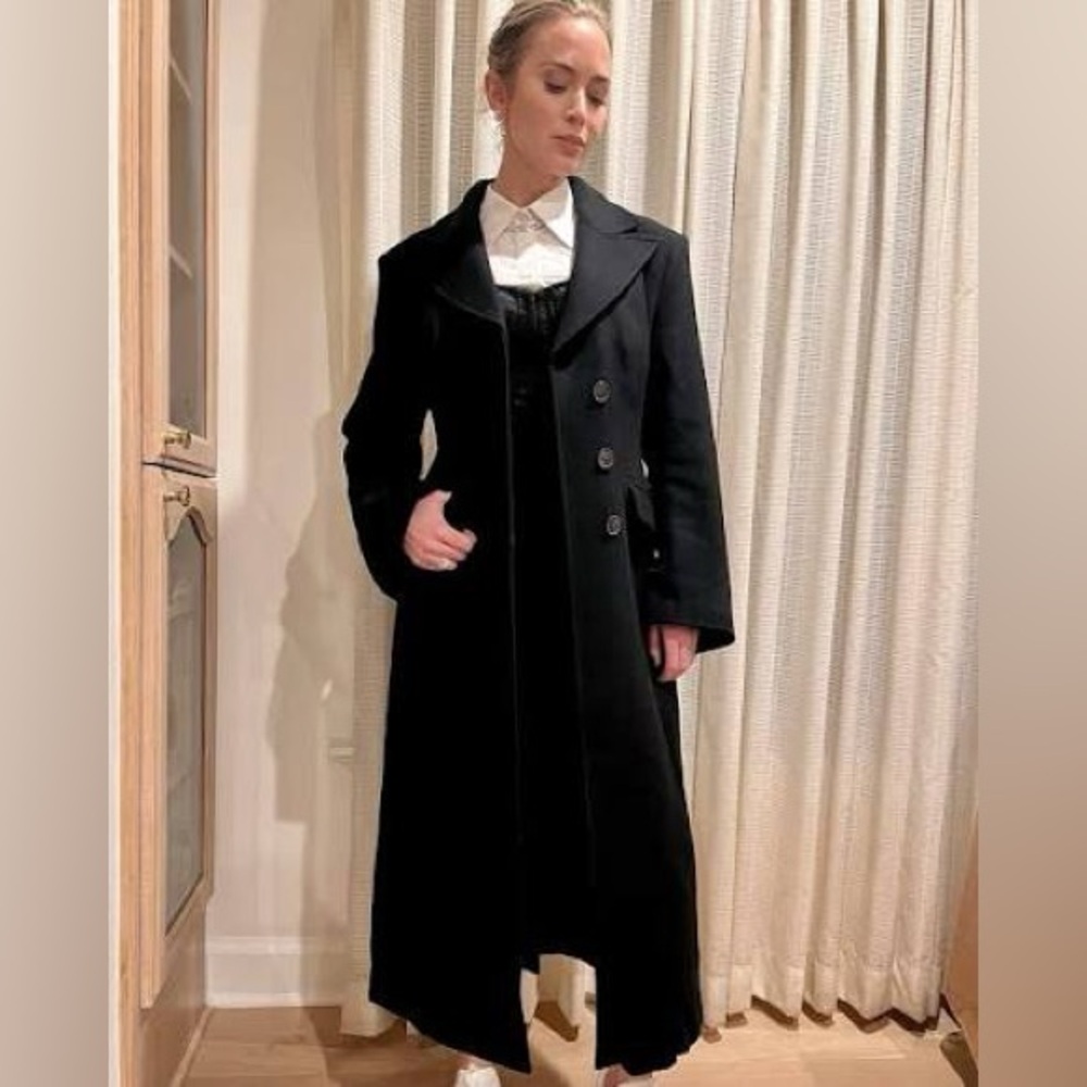 HOURGLASS TOPCOAT IN ITALIAN WOOL - Picture 7 of 10